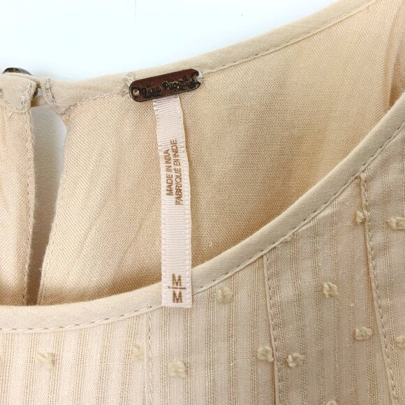 Free People Jar of Hearts BOHO Summer Halter Midi Dress Medium - Picture 13 of 16